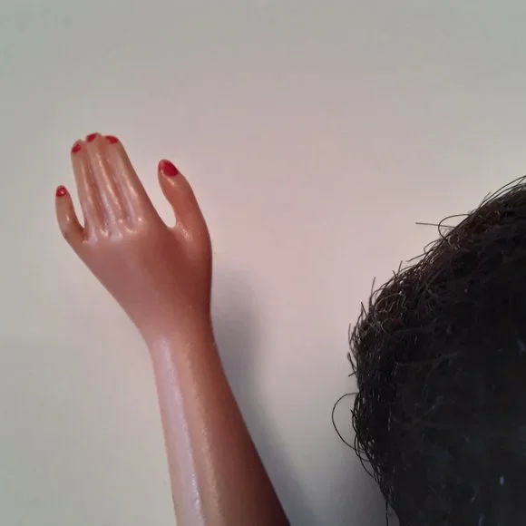 Vtg 1961 Mattel Barbie Bubble Cut Hair, Raven, Brunette Bouffant - Picture 10 of 16